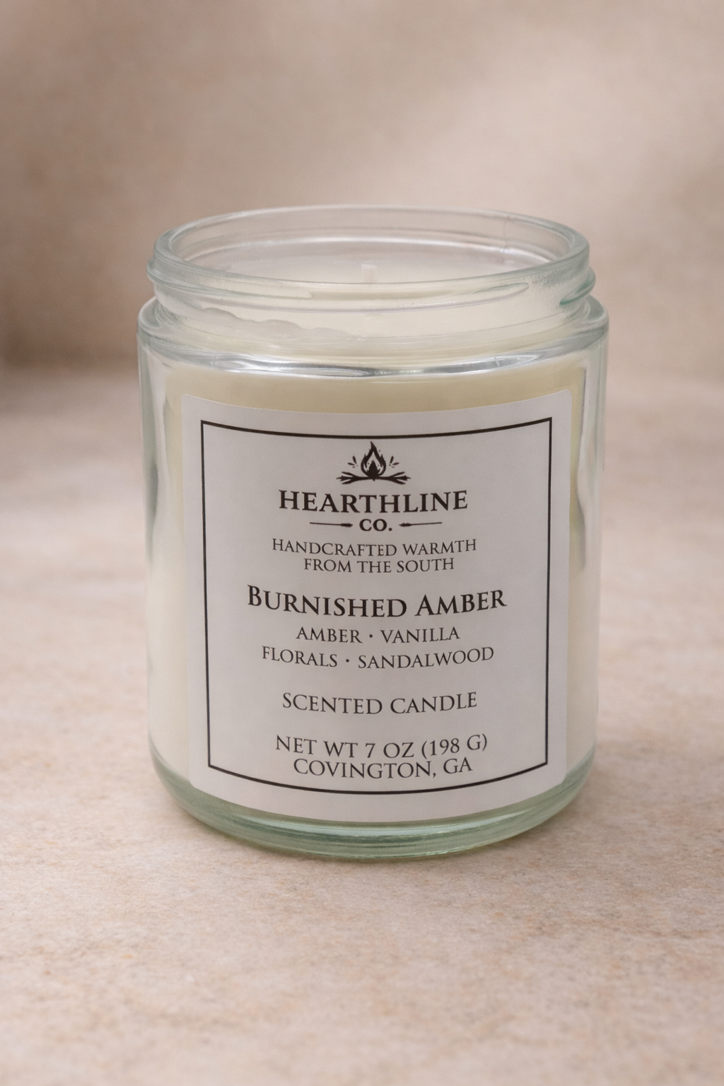 Burnished Amber 7oz Candle
