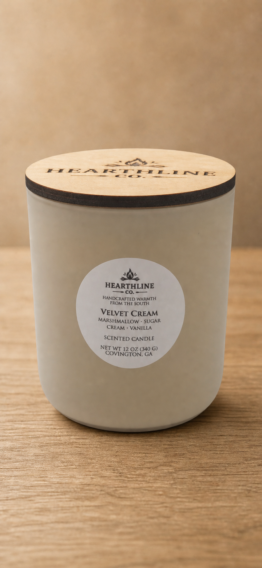 Velvet Cream 12oz Candle