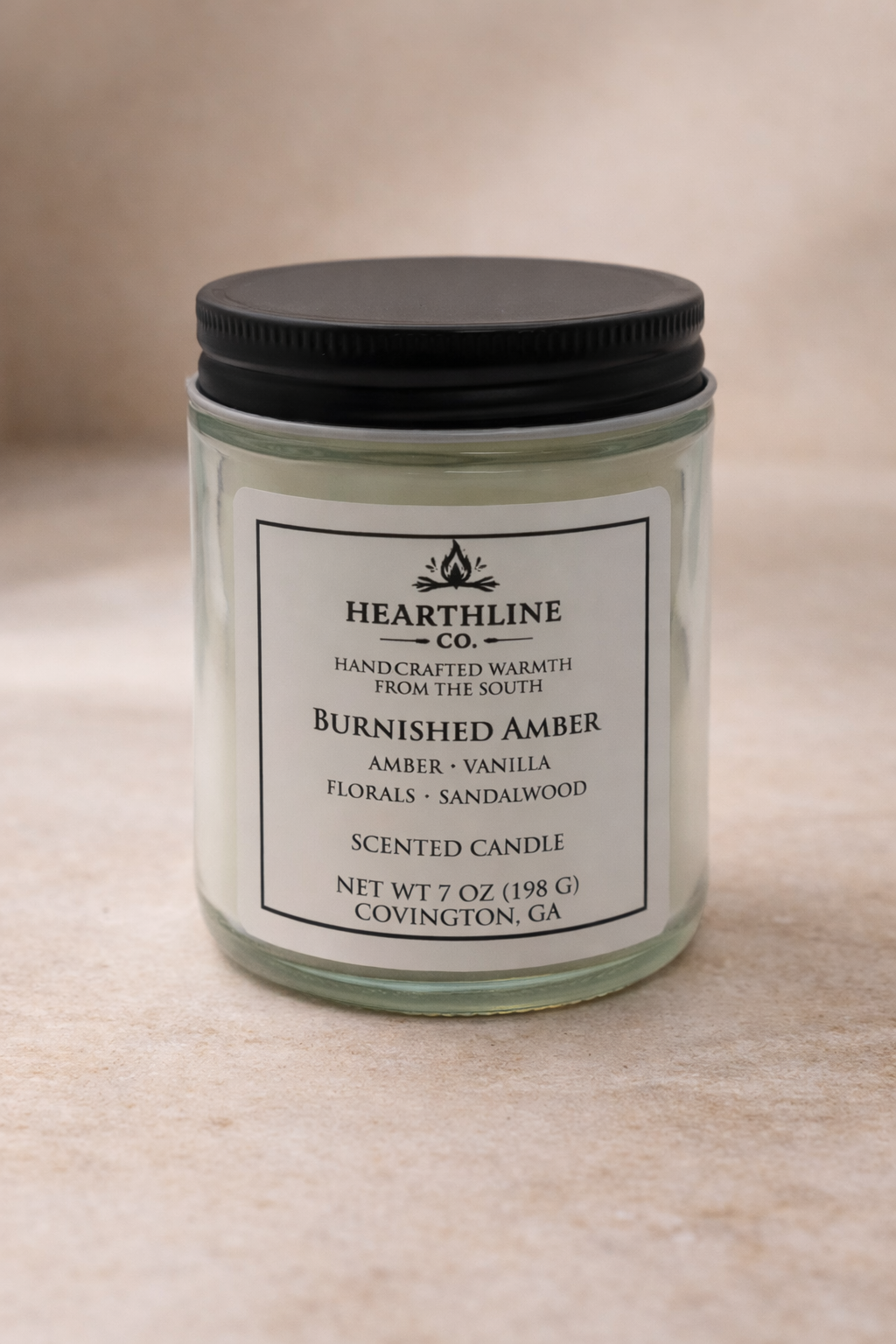 Burnished Amber 7oz Candle