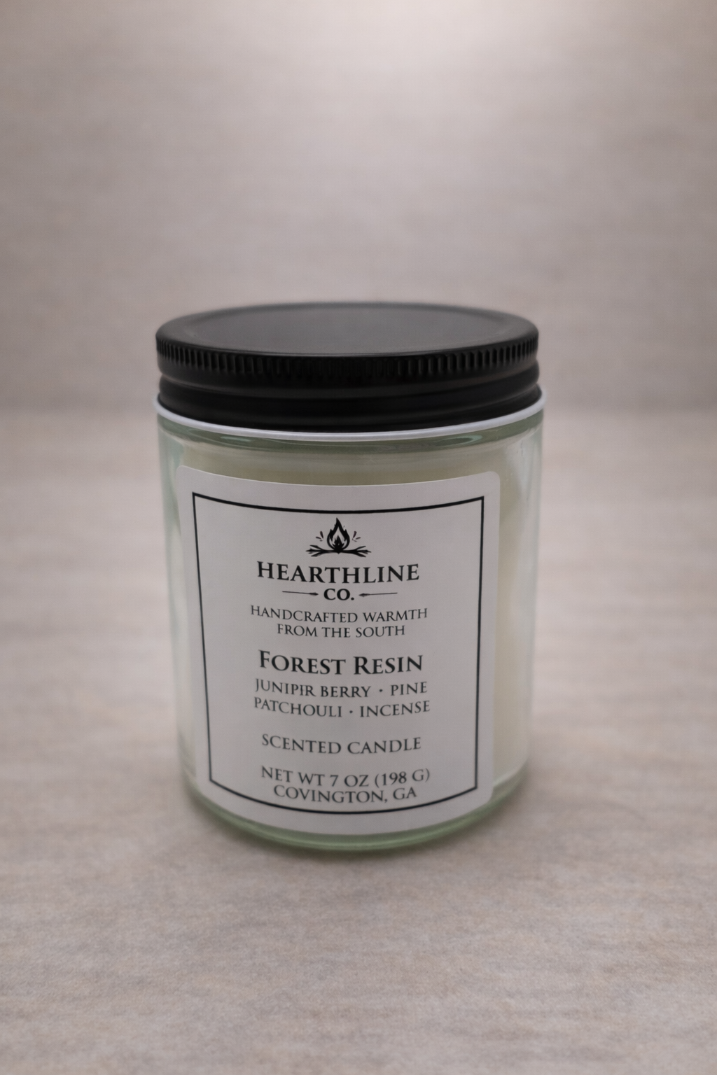 Forest Resin 7oz Candle