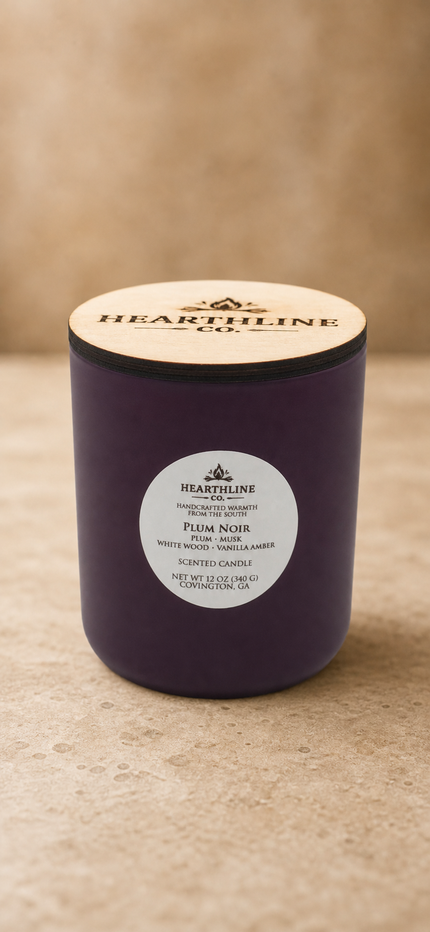 Plum Noir 12oz Candle